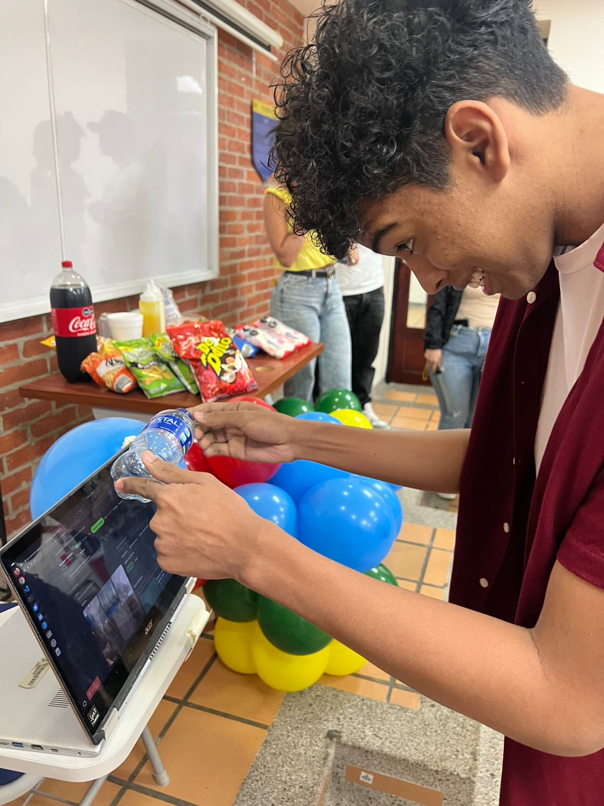 Vista del aula durante la actividad con Reccycles
